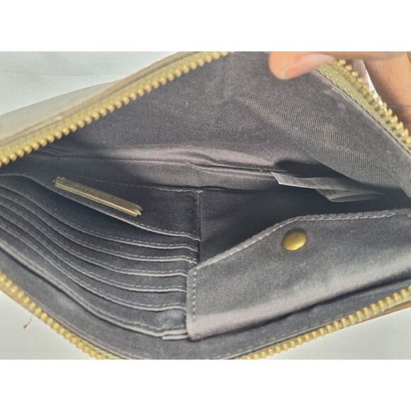 MADEWELL cow‎ leather travel case pouch clutch 9"x 6" Brown - Picture 3 of 5